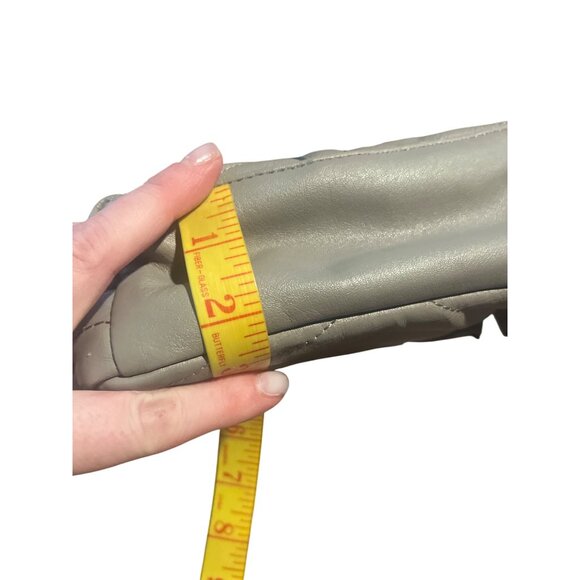 Botkier Dakota Backpack Gray Leather Purse With Adjustable Strap Front Pocket - Picture 7 of 7